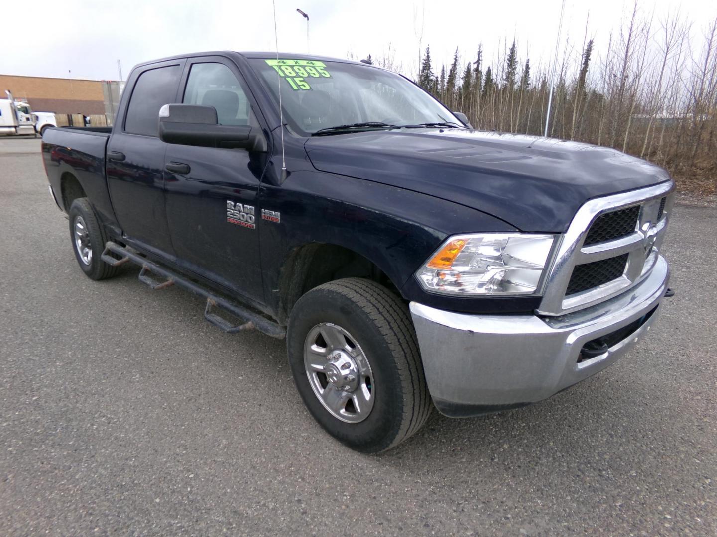 2015 Blue Dodge 2500 Tradesman Crew Cab SWB 4WD (3C6TR5CTXFG) with an 5.7L V8 OHV 16V engine, 6-Speed Automatic transmission, located at 2630 Philips Field Rd., Fairbanks, AK, 99709, (907) 458-0593, 64.848068, -147.780609 - Photo#0