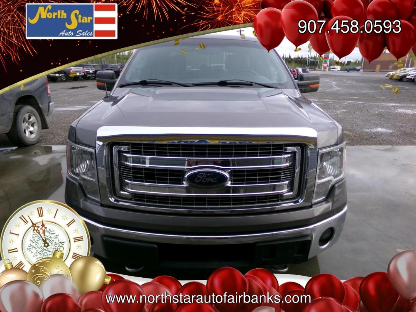 2013 Grey Ford F-150 XLT SuperCrew 6.5-ft. Bed 4WD (1FTFW1ET0DK) with an 3.5L V6 TURBO engine, 6-Speed Automatic transmission, located at 2630 Philips Field Rd., Fairbanks, AK, 99709, (907) 458-0593, 64.848068, -147.780609- Photo#1