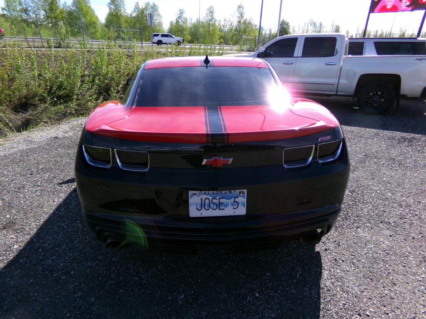 2010 Black Chevrolet Camaro LT2 Coupe (2G1FC1EV4A9) with an 3.6L V6 DOHC 24V engine, 6-Speed Automatic transmission, located at 2630 Philips Field Rd., Fairbanks, AK, 99709, (907) 458-0593, 64.848068, -147.780609- Photo#3