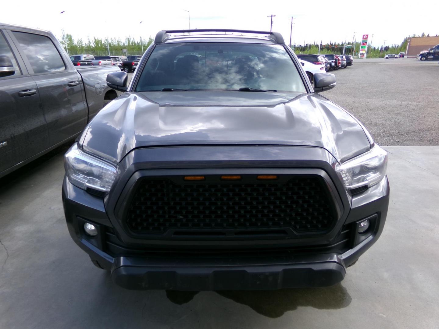 2017 Grey Toyota Tacoma SR5 Double Cab Long Bed V6 6AT 4WD (3TMCZ5AN5HM) with an 3.6L V6 DOHC 24V engine, 6A transmission, located at 2630 Philips Field Rd., Fairbanks, AK, 99709, (907) 458-0593, 64.848068, -147.780609 - Photo#1