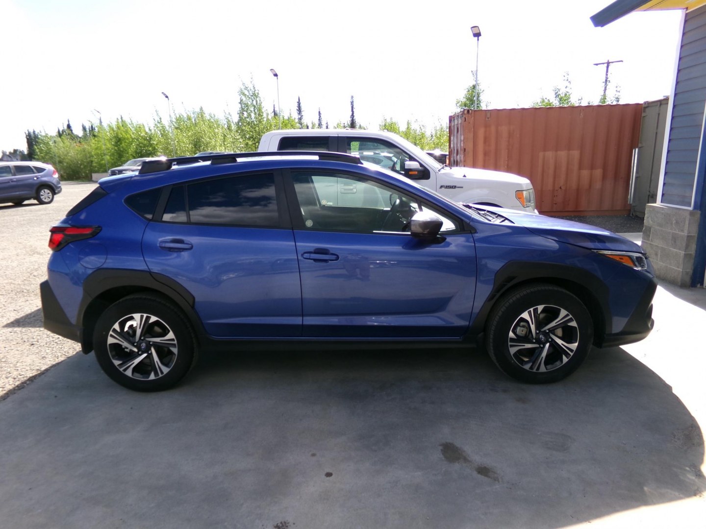 2025 Blue Subaru Crosstrek Premium (JF2GUHDC7SH) with an 2.0L L4 DOHC 16V engine, CVT transmission, located at 2630 Philips Field Rd., Fairbanks, AK, 99709, (907) 458-0593, 64.848068, -147.780609- Photo#2