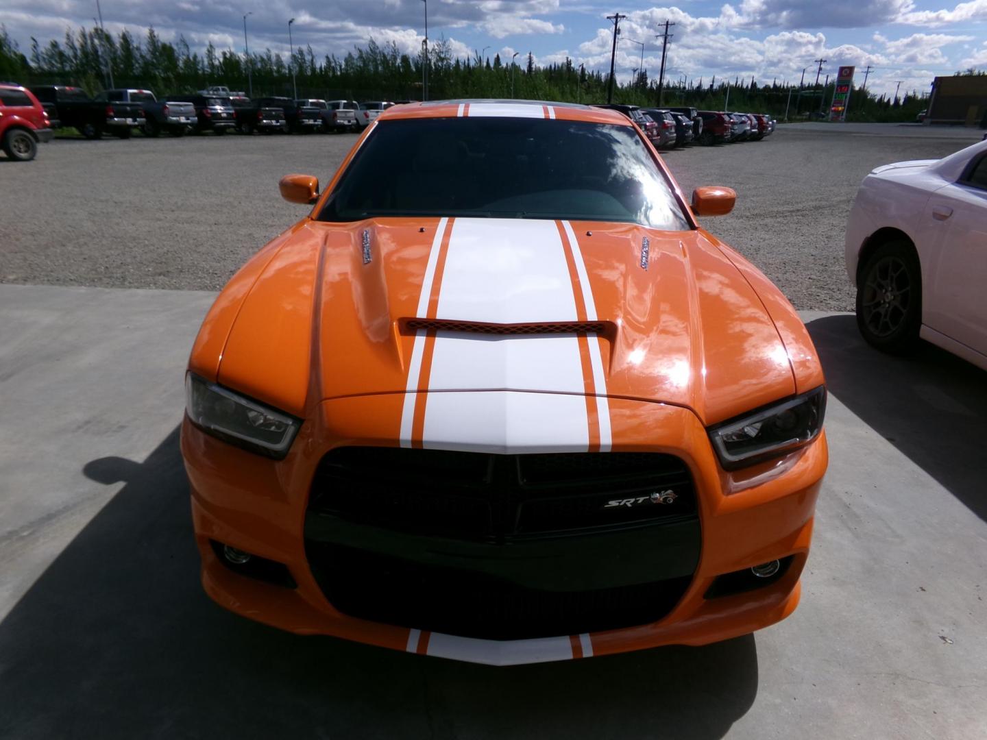 2013 Orange /Orange Dodge Charger R/T AWD (2C3CDXDT3DH) with an 5.7L V8 OHV 16V engine, 5-Speed Automatic transmission, located at 2630 Philips Field Rd., Fairbanks, AK, 99709, (907) 458-0593, 64.848068, -147.780609 - Photo#1