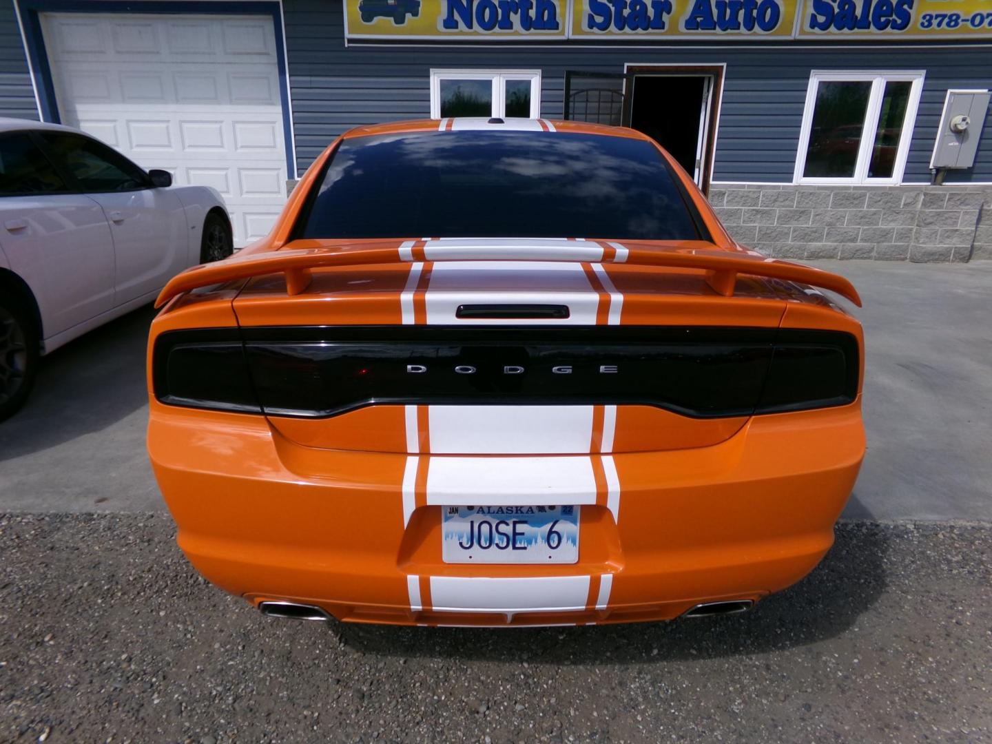 2013 Orange /Orange Dodge Charger R/T AWD (2C3CDXDT3DH) with an 5.7L V8 OHV 16V engine, 5-Speed Automatic transmission, located at 2630 Philips Field Rd., Fairbanks, AK, 99709, (907) 458-0593, 64.848068, -147.780609 - Photo#3