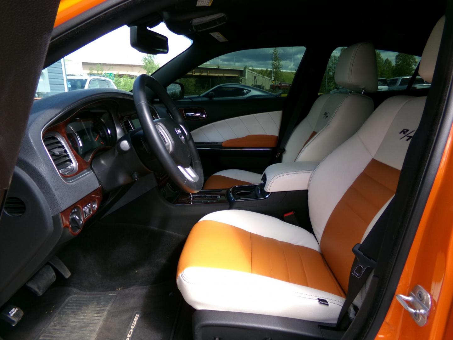 2013 Orange /Orange Dodge Charger R/T AWD (2C3CDXDT3DH) with an 5.7L V8 OHV 16V engine, 5-Speed Automatic transmission, located at 2630 Philips Field Rd., Fairbanks, AK, 99709, (907) 458-0593, 64.848068, -147.780609 - Photo#4