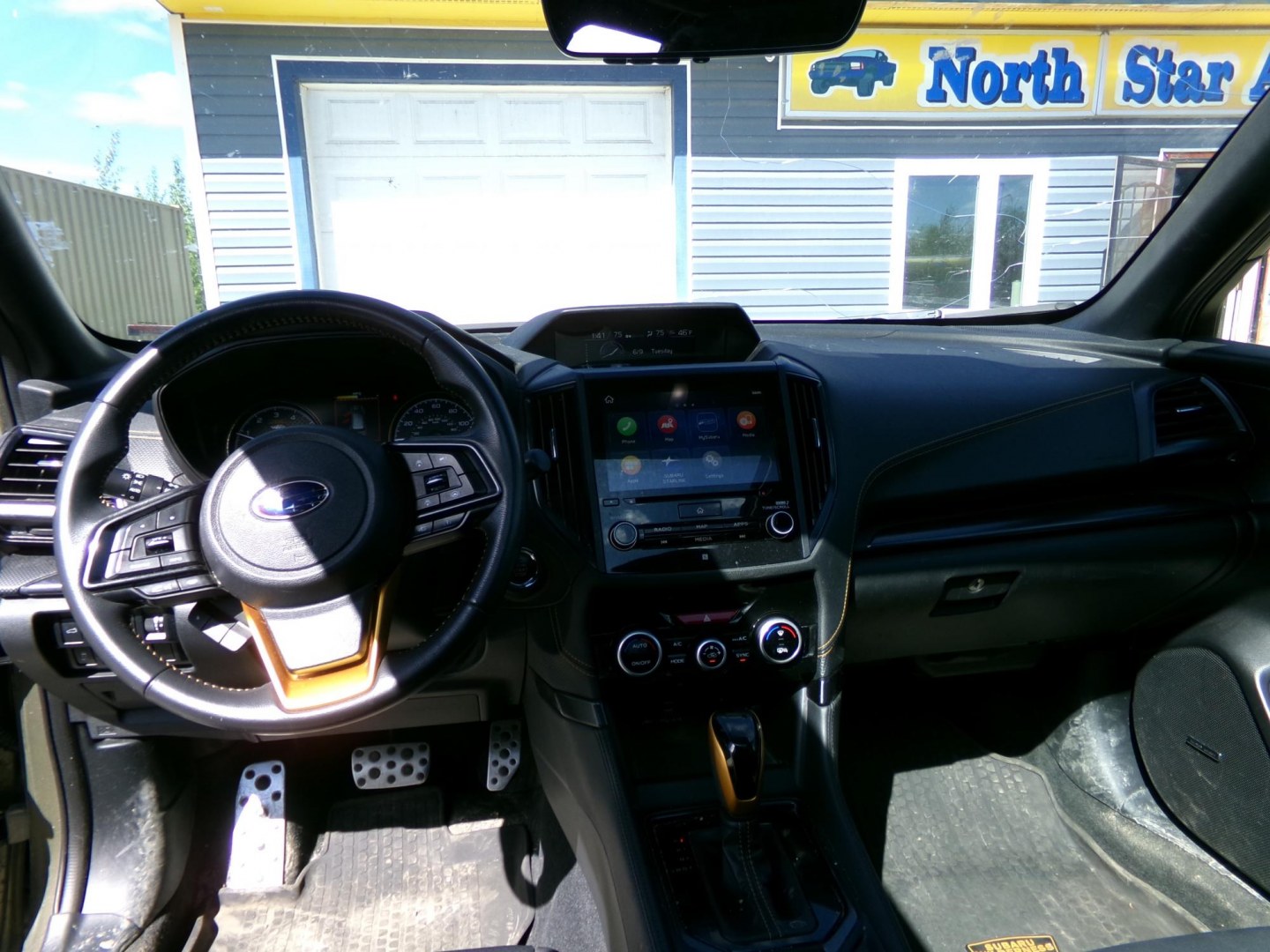 2022 Green Subaru Forester Sport (JF2SKAMC9NH) with an 2.5L H4 SOHC 16V engine, CVT transmission, located at 2630 Philips Field Rd., Fairbanks, AK, 99709, (907) 458-0593, 64.848068, -147.780609- Photo#6