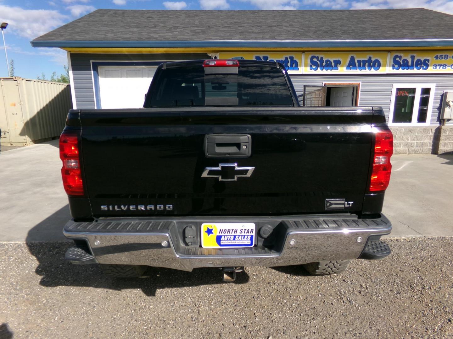 2016 Black Chevrolet Silverado 1500 LT Crew Cab 4WD (3GCUKREC6GG) with an 5.3L V8 OHV 16V engine, 6A transmission, located at 2630 Philips Field Rd., Fairbanks, AK, 99709, (907) 458-0593, 64.848068, -147.780609 - Photo#3