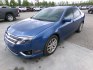 2010 Blue /Black Ford Fusion V6 SEL AWD (3FAHP0CG2AR) with an 3.0L V6 DOHC 24V engine, 5-Speed Automatic transmission, located at 2630 Philips Field Rd., Fairbanks, AK, 99709, (907) 458-0593, 64.848068, -147.780609- Photo#0