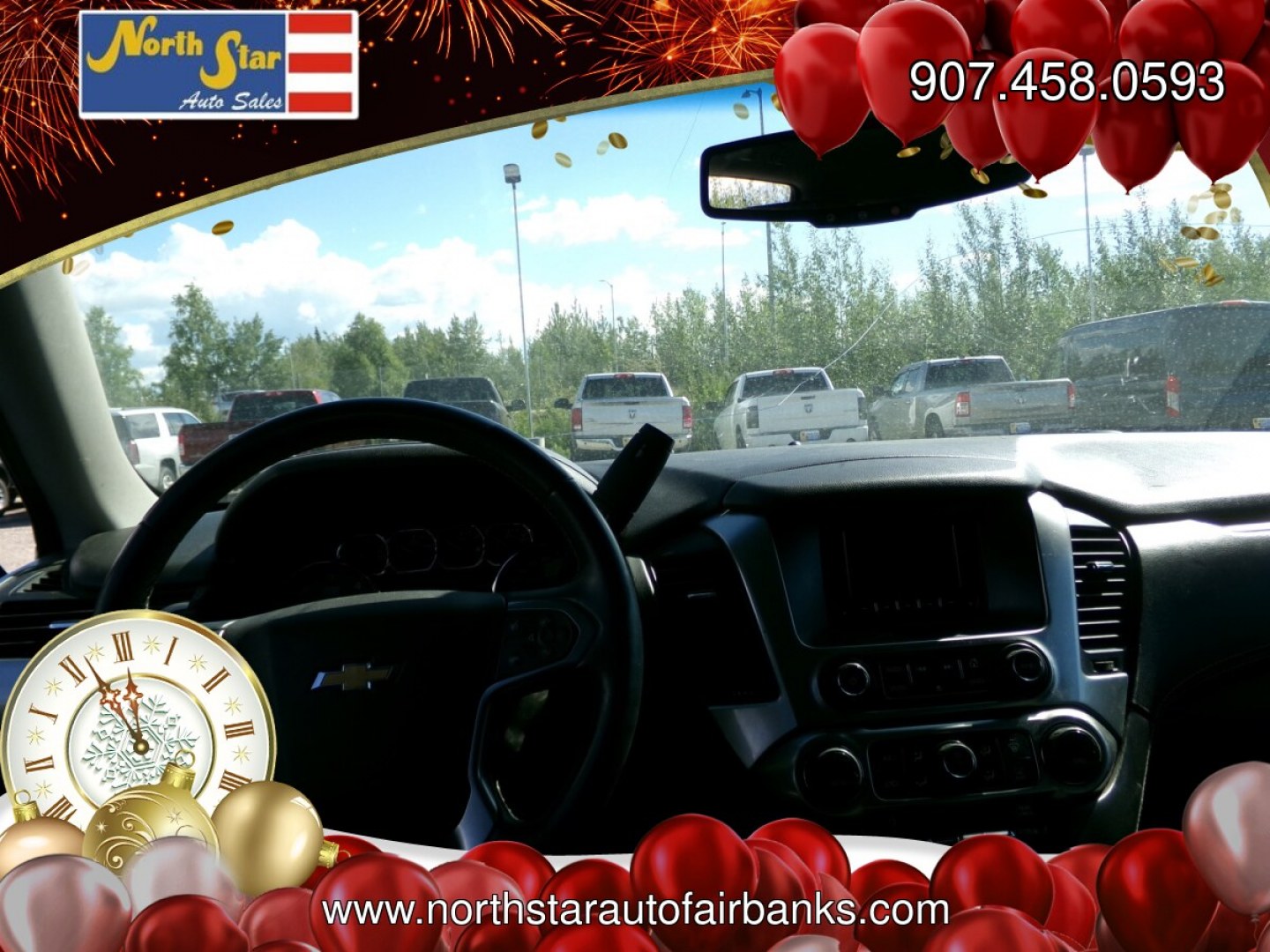 2015 Silver Chevrolet Tahoe LS 4WD (1GNSKAEC0FR) with an 5.3L V8 OHV 16V engine, 6-Speed Automatic transmission, located at 2630 Philips Field Rd., Fairbanks, AK, 99709, (907) 458-0593, 64.848068, -147.780609- Photo#7