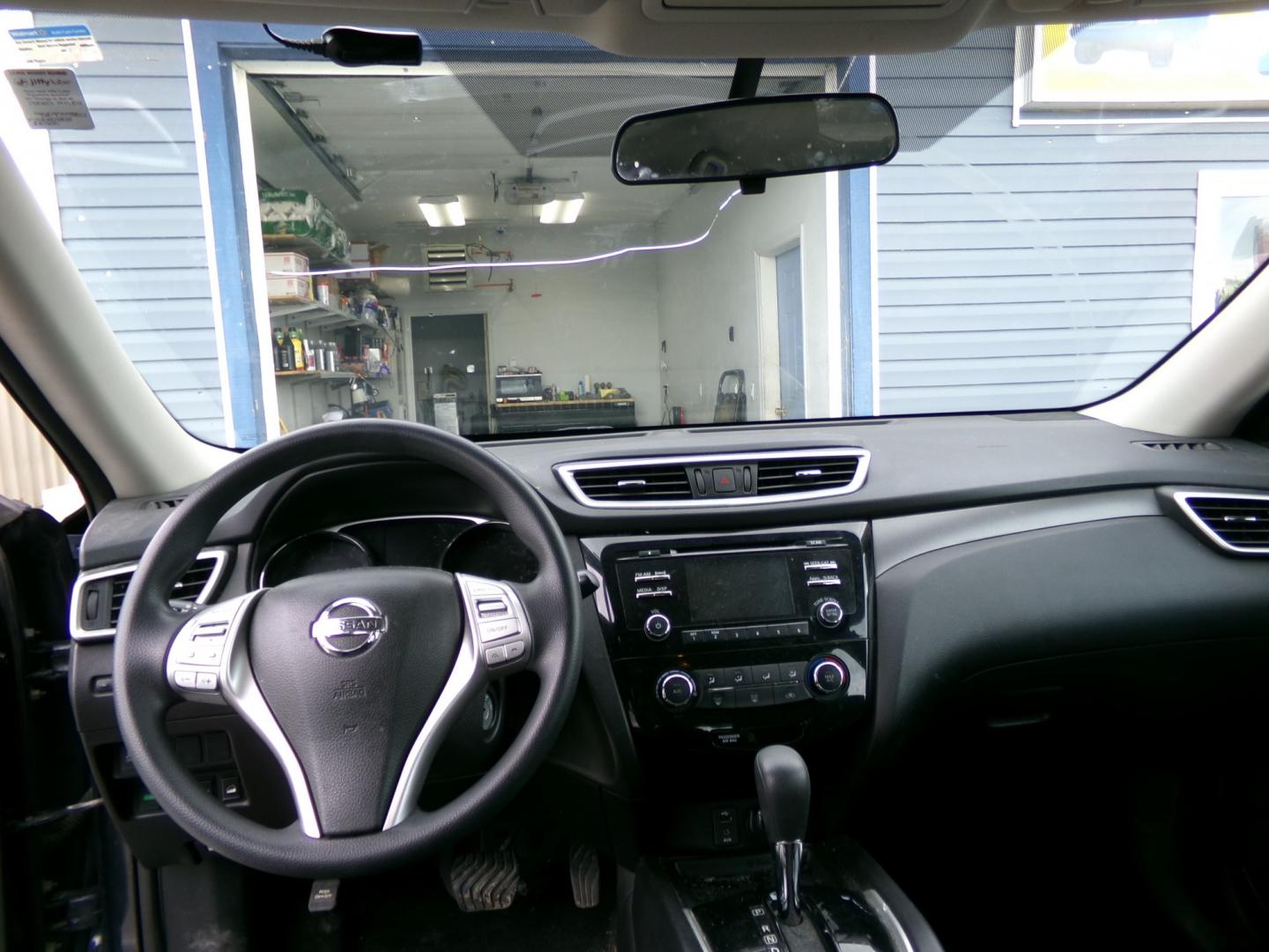 2016 Blue Nissan Rogue S AWD (5N1AT2MVXGC) with an 2.5L L4 DOHC 16V engine, CVT transmission, located at 2630 Philips Field Rd., Fairbanks, AK, 99709, (907) 458-0593, 64.848068, -147.780609- Photo#6