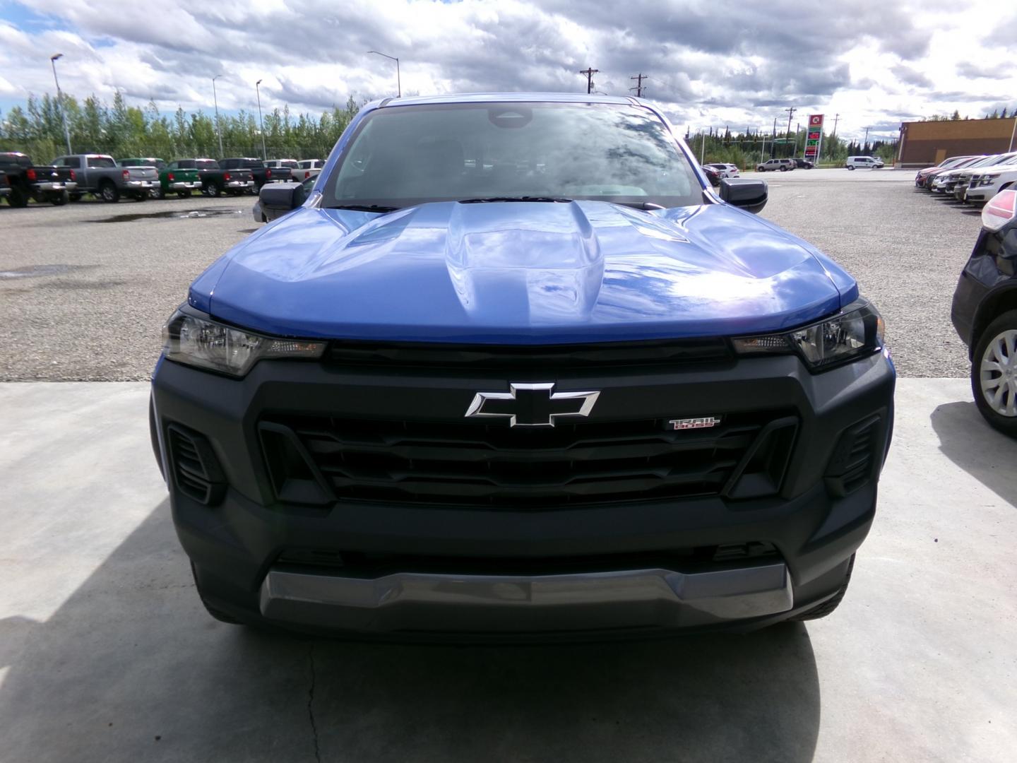2026 Blue CHEVROLET Colorado Trail Boss (1GCPTEEK5T1) with an 2.7L L4 DOHC 16V TURBO engine, 6A transmission, located at 2630 Philips Field Rd., Fairbanks, AK, 99709, (907) 458-0593, 64.848068, -147.780609- Photo#1
