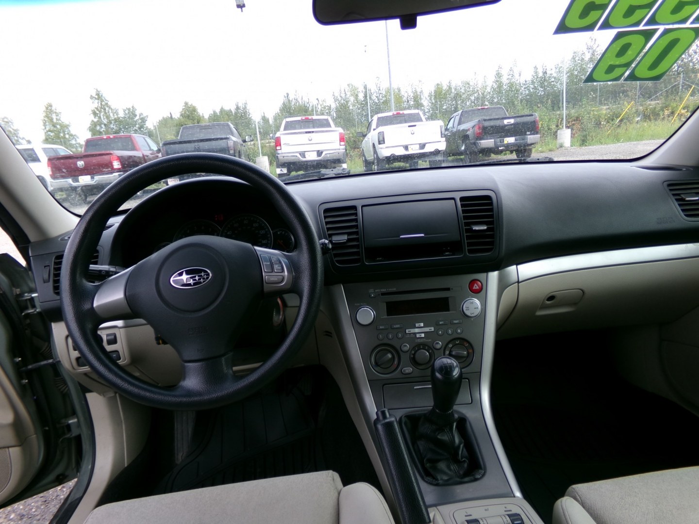 2009 Blue Subaru Outback 2.5i (4S4BP61C396) with an 2.5L H4 SOHC 16V engine, 4A transmission, located at 2630 Philips Field Rd., Fairbanks, AK, 99709, (907) 458-0593, 64.848068, -147.780609- Photo#6