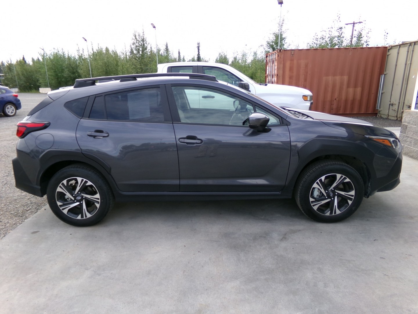 2024 Grey Subaru Crosstrek 2.0i Premium CVT (JF2GUADC4RH) with an 2.0L L4 DOHC 16V engine, CVT transmission, located at 2630 Philips Field Rd., Fairbanks, AK, 99709, (907) 458-0593, 64.848068, -147.780609- Photo#2