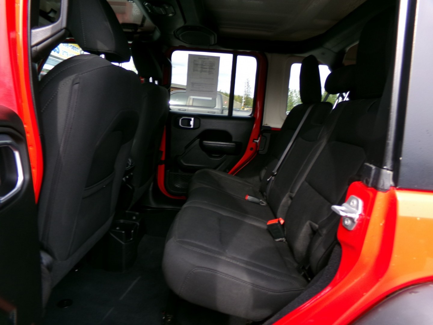 2022 Red Jeep Wrangler Unlimited Sport (1C4HJXDG2NW) with an 3.6L V6 DOHC 24V FFV engine, 6A transmission, located at 2630 Philips Field Rd., Fairbanks, AK, 99709, (907) 458-0593, 64.848068, -147.780609- Photo#5