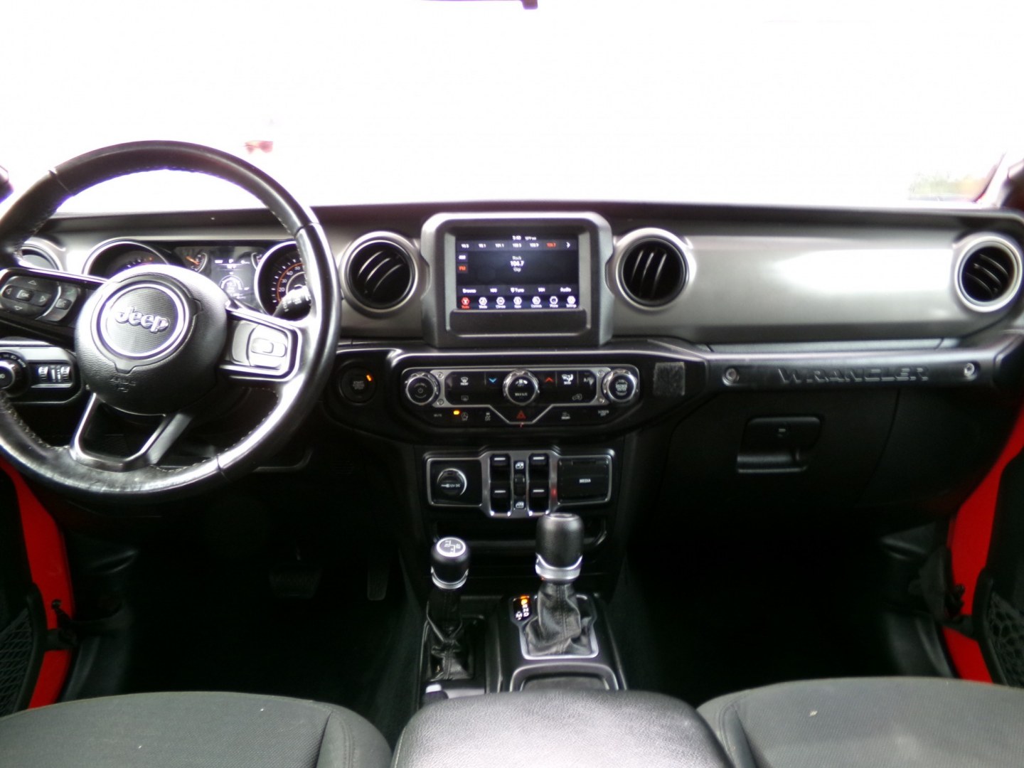 2022 Red Jeep Wrangler Unlimited Sport (1C4HJXDG2NW) with an 3.6L V6 DOHC 24V FFV engine, 6A transmission, located at 2630 Philips Field Rd., Fairbanks, AK, 99709, (907) 458-0593, 64.848068, -147.780609- Photo#6
