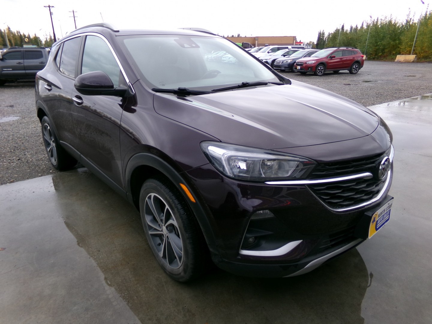 2020 Black Buick Encore GX Select AWD (KL4MMESL2LB) with an 1.3L L3 TURBO engine, 9A transmission, located at 2630 Philips Field Rd., Fairbanks, AK, 99709, (907) 458-0593, 64.848068, -147.780609- Photo#0