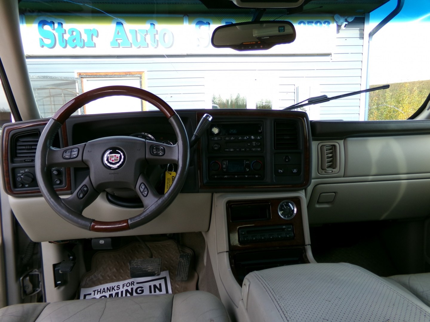 2005 Gold Cadillac Escalade AWD (1GYEK63N25R) with an 6.0L V8 OHV 16V engine, 4A OD transmission, located at 2630 Philips Field Rd., Fairbanks, AK, 99709, (907) 458-0593, 64.848068, -147.780609- Photo#6