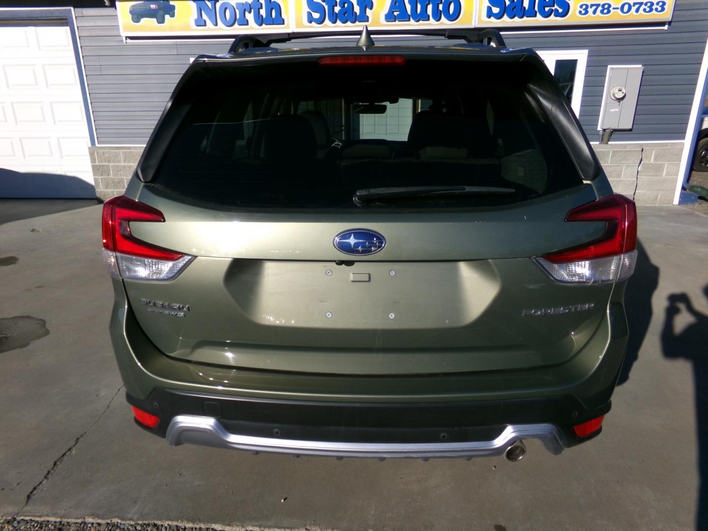 2021 Green and Matte Black Subaru Forester Limited (JF2SKAUC0MH) with an 2.5L H4 SOHC 16V engine, CVT transmission, located at 2630 Philips Field Rd., Fairbanks, AK, 99709, (907) 458-0593, 64.848068, -147.780609- Photo#3