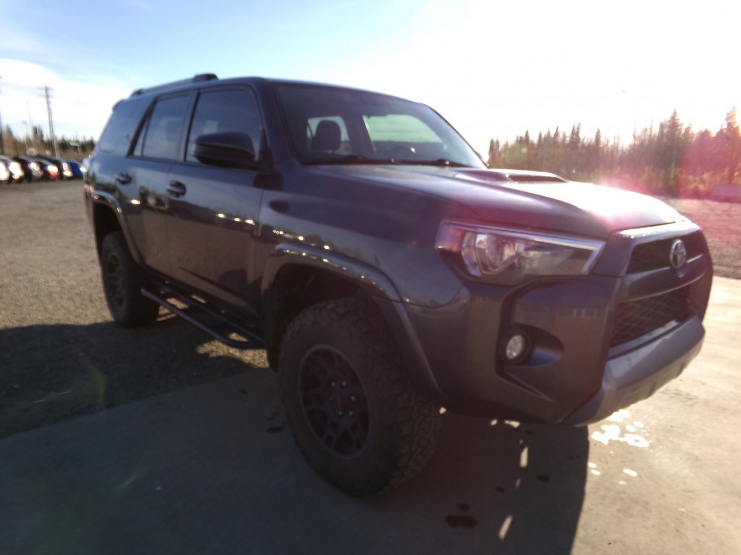 2018 Grey Toyota 4Runner Trail 4WD (JTEBU5JR9J5) with an 4.0L V6 DOHC 24V engine, 5A transmission, located at 2630 Philips Field Rd., Fairbanks, AK, 99709, (907) 458-0593, 64.848068, -147.780609- Photo#0