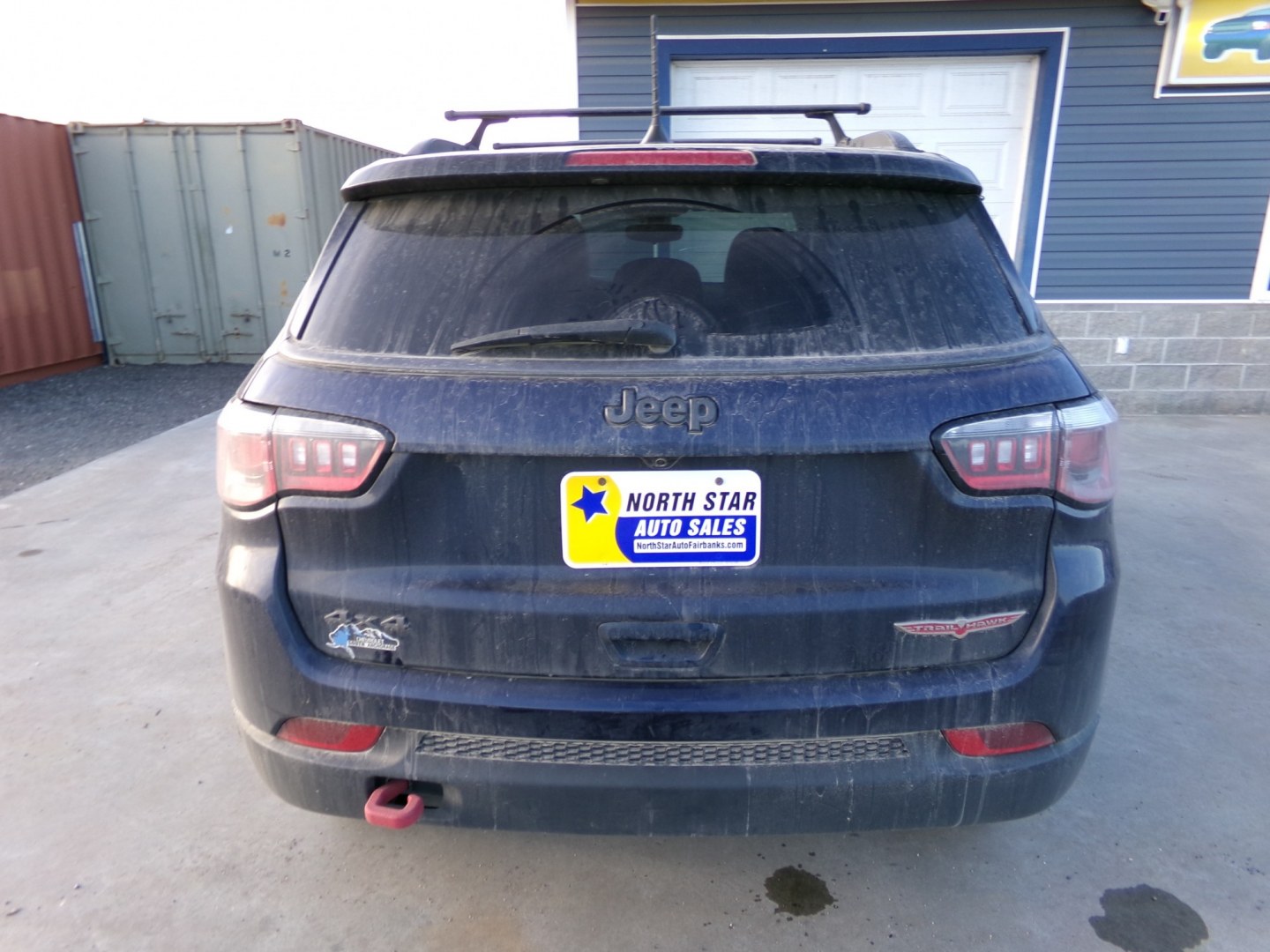 2019 Blue Jeep Compass Trailhawk 4WD (3C4NJDDB6KT) with an 2.4L L4 DOHC 16V engine, 9A transmission, located at 2630 Philips Field Rd., Fairbanks, AK, 99709, (907) 458-0593, 64.848068, -147.780609- Photo#3