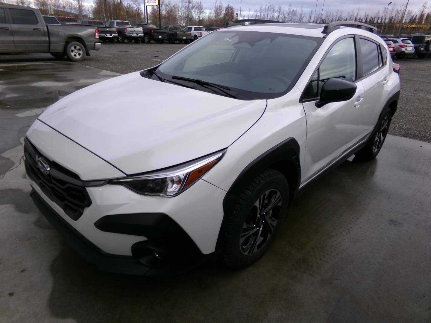 2024 White Subaru Crosstrek 2.0i Premium CVT (JF2GUADC7RH) with an 2.0L L4 DOHC 16V engine, CVT transmission, located at 2630 Philips Field Rd., Fairbanks, AK, 99709, (907) 458-0593, 64.848068, -147.780609- Photo#0