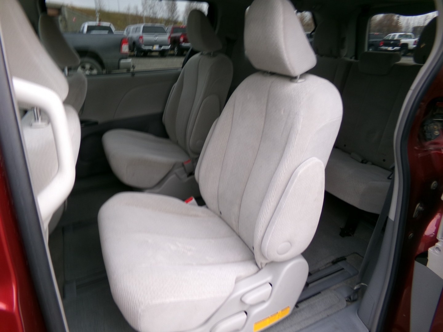 2012 Red Toyota Sienna LE AWD 7-Passenger V6 (5TDJK3DC7CS) with an 3.5L V6 EFI DOHC 24V engine, 5-Speed Automatic transmission, located at 2630 Philips Field Rd., Fairbanks, AK, 99709, (907) 458-0593, 64.848068, -147.780609- Photo#5